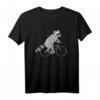 Funny Raccoon Cycling BMX Bike Cyclist Mountain Biker T-Shirt - Lustiges Geschenk für Radfahrer, Tierliebhaber & Abenteurer