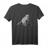 Funny Raccoon Cycling BMX Bike Cyclist Mountain Biker T-Shirt - Lustiges Geschenk für Radfahrer, Tierliebhaber & Abenteurer