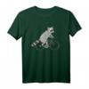 Funny Raccoon Cycling BMX Bike Cyclist Mountain Biker T-Shirt - Lustiges Geschenk für Radfahrer, Tierliebhaber & Abenteurer
