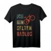 Ich bin selten radlos - Lustiges Fahrradfahrer T-Shirt für Radliebhaber, Rennradler & Mountainbiker als Geschenk zu Weihnachten, Vatertag, Muttertag & Geburtstag