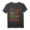 Ich bin selten radlos - Lustiges Fahrradfahrer T-Shirt für Radliebhaber, Rennradler & Mountainbiker als Geschenk zu Weihnachten, Vatertag, Muttertag & Geburtstag