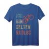 Ich bin selten radlos - Lustiges Fahrradfahrer T-Shirt für Radliebhaber, Rennradler & Mountainbiker als Geschenk zu Weihnachten, Vatertag, Muttertag & Geburtstag