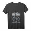 Damen Mountain Bike MTB Fahrrad ohne Akku T-Shirt mit V-Ausschnitt – Lustiges Geschenk zum Geburtstag für Mountainbiker, Enduro- und Cross Country-Fahrer