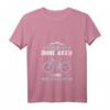 Damen Mountain Bike MTB Fahrrad ohne Akku T-Shirt mit V-Ausschnitt – Lustiges Geschenk zum Geburtstag für Mountainbiker, Enduro- und Cross Country-Fahrer
