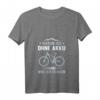 Damen Mountain Bike MTB Fahrrad ohne Akku T-Shirt mit V-Ausschnitt – Lustiges Geschenk zum Geburtstag für Mountainbiker, Enduro- und Cross Country-Fahrer