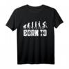 Evolution Born To Ride BMX T-Shirt – Lustiges Fahrrad T-Shirt für BMX-Fahrer & Freestyle Bike Enthusiasten, perfektes Geschenk für Wettbewerbe & Anlässe
