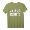 Evolution Born To Ride BMX T-Shirt – Lustiges Fahrrad T-Shirt für BMX-Fahrer & Freestyle Bike Enthusiasten, perfektes Geschenk für Wettbewerbe & Anlässe