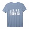 Evolution Born To Ride BMX T-Shirt – Lustiges Fahrrad T-Shirt für BMX-Fahrer & Freestyle Bike Enthusiasten, perfektes Geschenk für Wettbewerbe & Anlässe