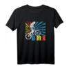 Retro BMX T-Shirt Weinlese BMX Geschenke Fahrrad-Reiter - Buntes Fahrradliebhaber-Shirt für Jungen, Mädchen, Männer & Frauen, perfektes Geschenk für BMX-Fans