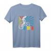 Retro BMX T-Shirt Weinlese BMX Geschenke Fahrrad-Reiter - Buntes Fahrradliebhaber-Shirt für Jungen, Mädchen, Männer & Frauen, perfektes Geschenk für BMX-Fans