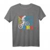 Retro BMX T-Shirt Weinlese BMX Geschenke Fahrrad-Reiter - Buntes Fahrradliebhaber-Shirt für Jungen, Mädchen, Männer & Frauen, perfektes Geschenk für BMX-Fans