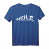Downhill Evolution T-Shirt Fahrrad Mountainbike MTB BMX Fun – Lustiges Sportshirt für Kinder, Männer & Frauen als Geschenk zu Weihnachten, Ostern & Geburtstag