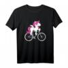 Kunstradfahren Einhorn Mädchen T-Shirt – Lustiges Fahrrad- und Unicorn Geschenk für Radfahrerinnen & Fahrradliebhaberinnen