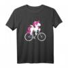 Kunstradfahren Einhorn Mädchen T-Shirt – Lustiges Fahrrad- und Unicorn Geschenk für Radfahrerinnen & Fahrradliebhaberinnen