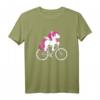 Kunstradfahren Einhorn Mädchen T-Shirt – Lustiges Fahrrad- und Unicorn Geschenk für Radfahrerinnen & Fahrradliebhaberinnen