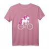 Kunstradfahren Einhorn Mädchen T-Shirt – Lustiges Fahrrad- und Unicorn Geschenk für Radfahrerinnen & Fahrradliebhaberinnen