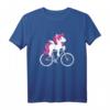 Kunstradfahren Einhorn Mädchen T-Shirt – Lustiges Fahrrad- und Unicorn Geschenk für Radfahrerinnen & Fahrradliebhaberinnen