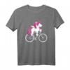 Kunstradfahren Einhorn Mädchen T-Shirt – Lustiges Fahrrad- und Unicorn Geschenk für Radfahrerinnen & Fahrradliebhaberinnen