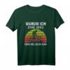 Warum Ich Ohne Akku Fahre Weil Ich Es Kann MTB Mountain T-Shirt – Statement für Radfahrer & MTB Enthusiasten