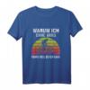 Warum Ich Ohne Akku Fahre Weil Ich Es Kann MTB Mountain T-Shirt – Statement für Radfahrer & MTB Enthusiasten