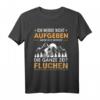 Ich werde nicht Aufgeben Mountainbike Fahrrad Radfahrer T-Shirt – Lustiges Motiv für Radsportler, MTB Fans & Fahrradliebhaber als Geschenk
