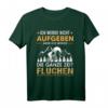 Ich werde nicht Aufgeben Mountainbike Fahrrad Radfahrer T-Shirt – Lustiges Motiv für Radsportler, MTB Fans & Fahrradliebhaber als Geschenk