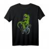 Lustiger Dino auf dem BMX Mountainbike T-Shirt – Das perfekte Geschenk für BMX- und MTB-Fans, Kinder & Radrennfahrer