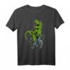 Lustiger Dino auf dem BMX Mountainbike T-Shirt – Das perfekte Geschenk für BMX- und MTB-Fans, Kinder & Radrennfahrer