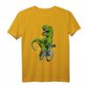 Lustiger Dino auf dem BMX Mountainbike T-Shirt – Das perfekte Geschenk für BMX- und MTB-Fans, Kinder & Radrennfahrer
