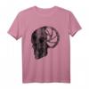 Gravity MTB Bremse Rotoren mit Totenkopf Schwarz T-Shirt – Perfektes Bike-Shirt für Downhill, Dirt Bike & BMX Fans