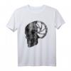 Gravity MTB Bremse Rotoren mit Totenkopf Schwarz T-Shirt – Perfektes Bike-Shirt für Downhill, Dirt Bike & BMX Fans
