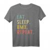 Eat Sleep BMX Bicycle Bike Motocross Cool Funny T-Shirt – Perfektes Geschenk für Fahrrad- und BMX-Enthusiasten zu Geburtstag, Weihnachten & Co.
