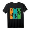Retro BMX Mountainbike Fahrradfahrer T-Shirt – Stylisches Geschenk für BMX- und Mountainbike-Fans, geeignet für Contest, Geburtstag & Weihnachten