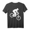 Downhill Fahrrad Mountainbike MTB BMX Fun Sport Radfahrer T-Shirt – Klassisch geschnitten, doppelt genähter Saum