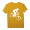 Downhill Fahrrad Mountainbike MTB BMX Fun Sport Radfahrer T-Shirt – Klassisch geschnitten, doppelt genähter Saum