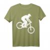 Downhill Fahrrad Mountainbike MTB BMX Fun Sport Radfahrer T-Shirt – Klassisch geschnitten, doppelt genähter Saum