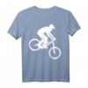 Downhill Fahrrad Mountainbike MTB BMX Fun Sport Radfahrer T-Shirt – Klassisch geschnitten, doppelt genähter Saum