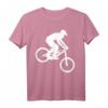 Downhill Fahrrad Mountainbike MTB BMX Fun Sport Radfahrer T-Shirt – Klassisch geschnitten, doppelt genähter Saum