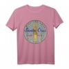 HapMonkey Vintage Surfer T-Shirt mit Surfbretter-Design - Klassisch geschnitten, doppelt genähter Saum