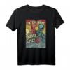 Retro Vintage Surf Club Octopus CA Santa Cruz T-Shirt - Surfer Kleidung mit Meeresmotiv, klassisch geschnitten