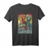 Retro Vintage Surf Club Octopus CA Santa Cruz T-Shirt - Surfer Kleidung mit Meeresmotiv, klassisch geschnitten