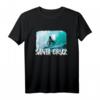 Santa Cruz California Surfer T-Shirt - Vintage 80er Design, Retro Strandmotiv, Perfektes Geschenk für Surfer & Stand Up Paddler