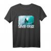 Santa Cruz California Surfer T-Shirt - Vintage 80er Design, Retro Strandmotiv, Perfektes Geschenk für Surfer & Stand Up Paddler