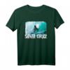 Santa Cruz California Surfer T-Shirt - Vintage 80er Design, Retro Strandmotiv, Perfektes Geschenk für Surfer & Stand Up Paddler