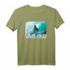 Santa Cruz California Surfer T-Shirt - Vintage 80er Design, Retro Strandmotiv, Perfektes Geschenk für Surfer & Stand Up Paddler