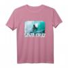 Santa Cruz California Surfer T-Shirt - Vintage 80er Design, Retro Strandmotiv, Perfektes Geschenk für Surfer & Stand Up Paddler