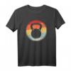 Kettlebell Retro Fitness Weightlifting Bodybuilder Geschenk T-Shirt - Lustiges Gym Motiv für Powerlifter & Strongman Fans
