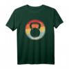 Kettlebell Retro Fitness Weightlifting Bodybuilder Geschenk T-Shirt - Lustiges Gym Motiv für Powerlifter & Strongman Fans