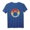 Kettlebell Retro Fitness Weightlifting Bodybuilder Geschenk T-Shirt - Lustiges Gym Motiv für Powerlifter & Strongman Fans