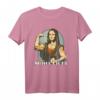 Kraftsport Parodie T-Shirt mit Mona Lisa & Bizeps - Lustiges Gym-Outfit für Bodybuilder & Fitness-Fans